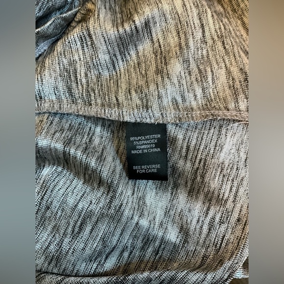 NWT John Paul Richards INC JPR Studio Metallic Ruched Silver Knit Medium - Picture 10 of 12